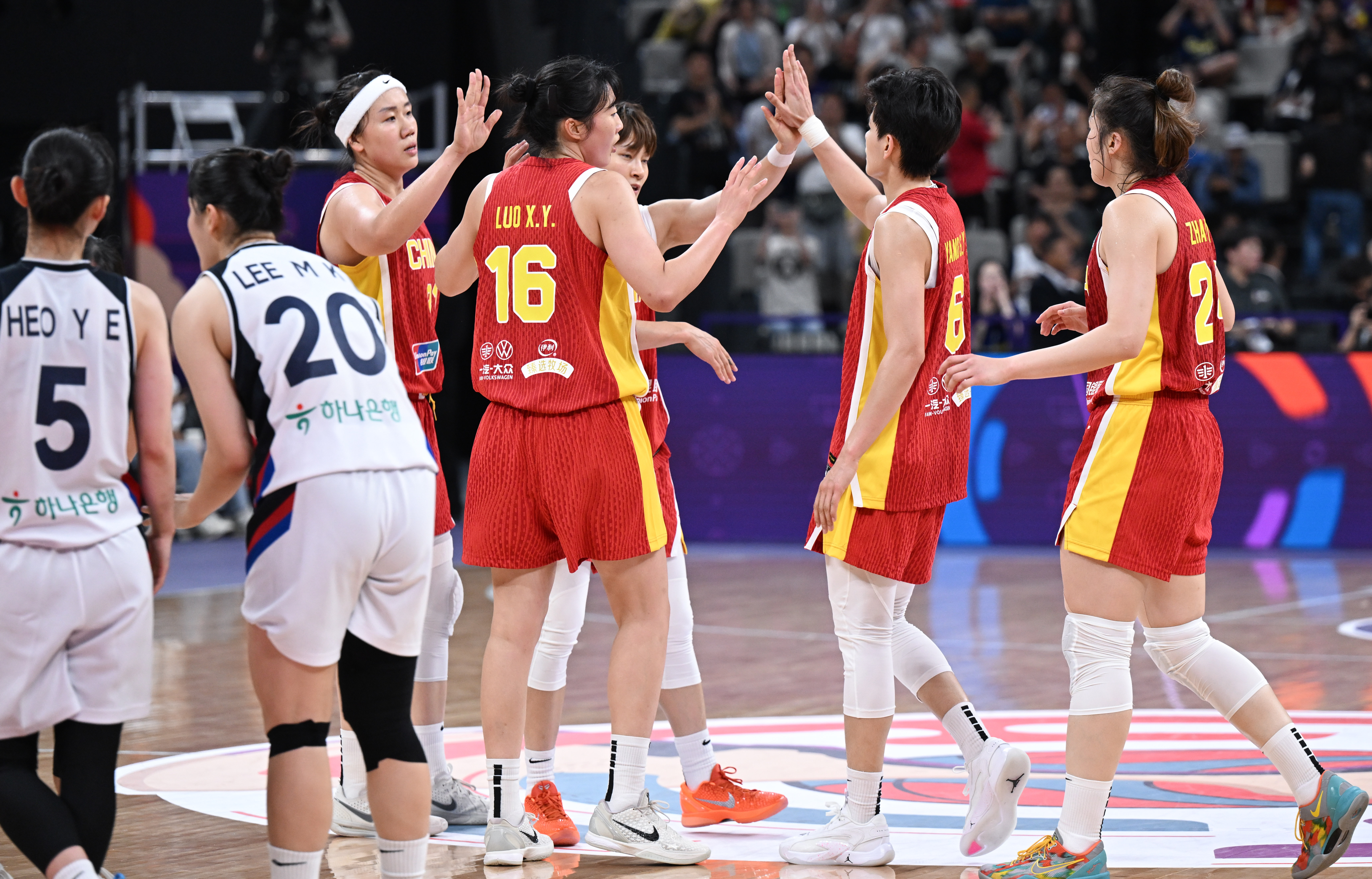 关于亚洲杯篮球赛：中国队夺冠，力压韩国夺冠的信息